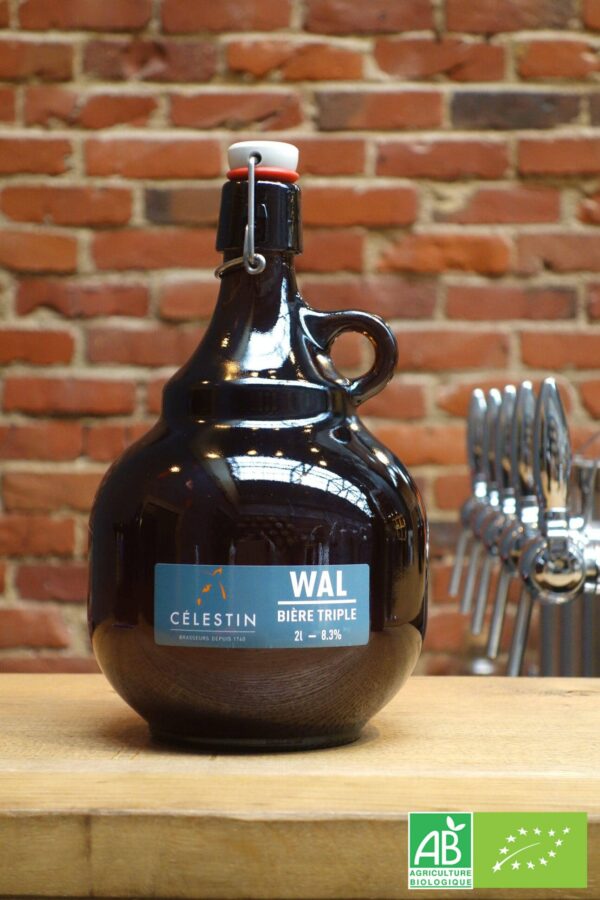 Bière Celestin Growler 2litres Triple "Wal"