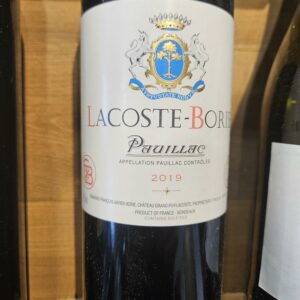 Pauillac Lacoste Borie 2019