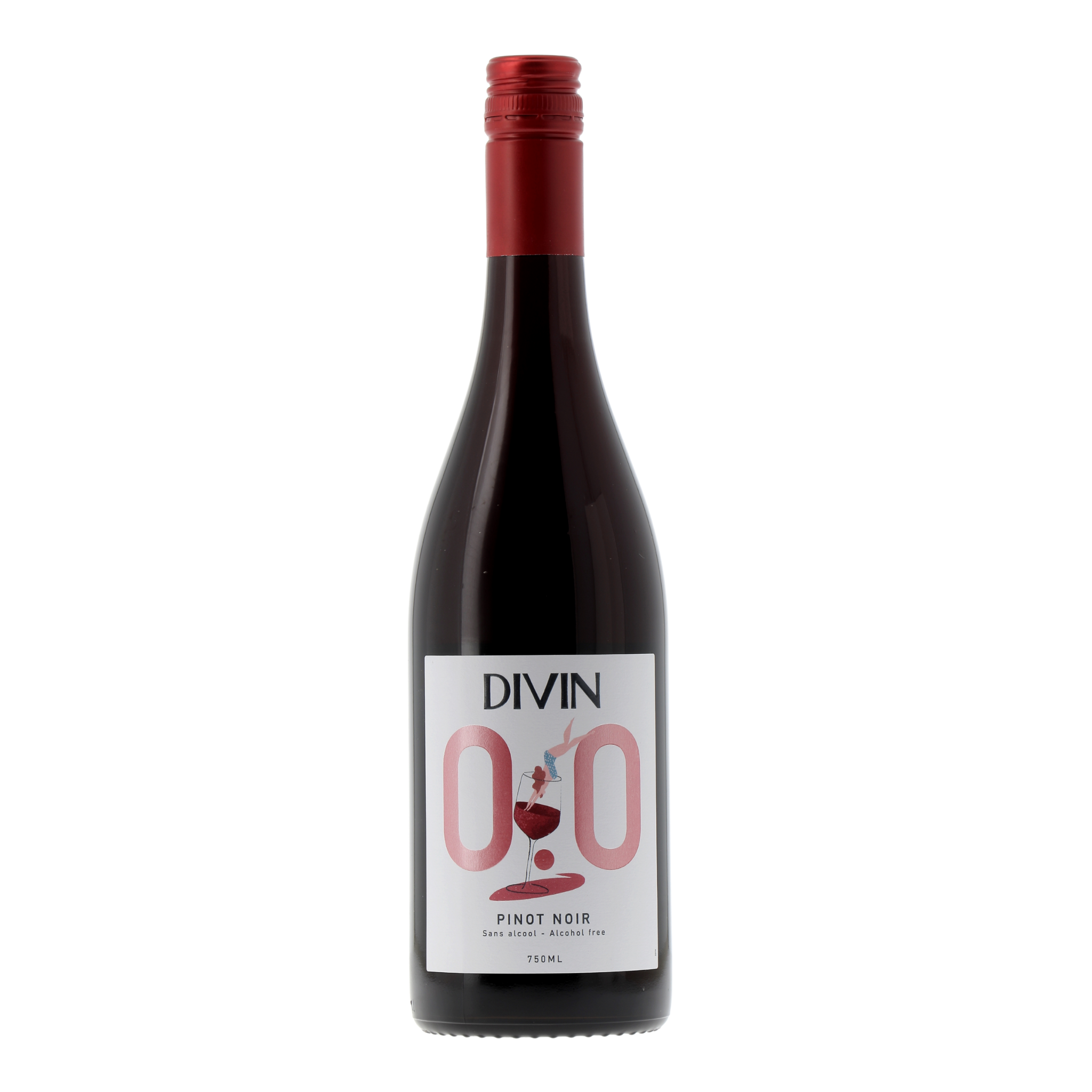 Vin sans alcool Divins Pinot Noir